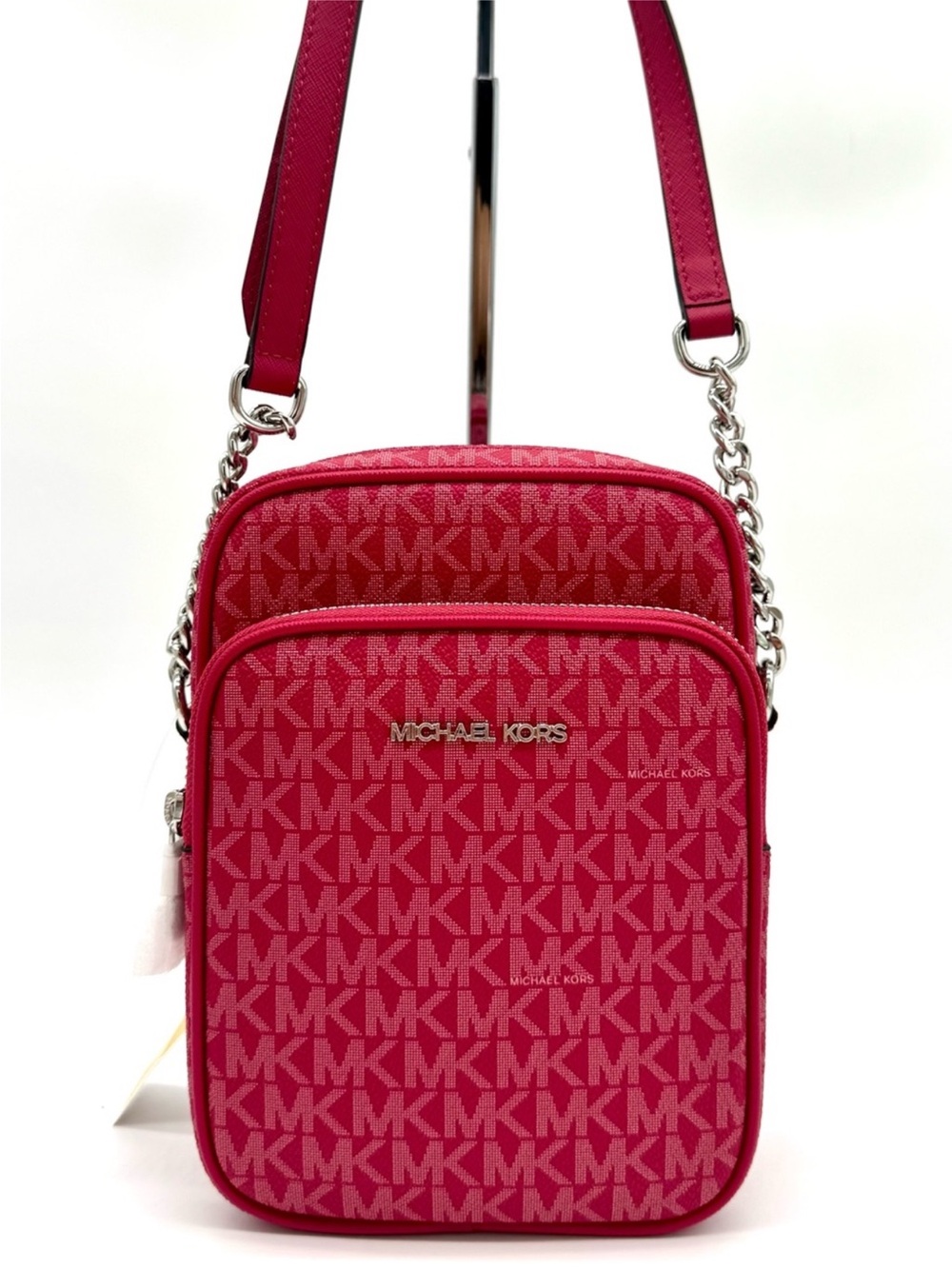 Michael Kors Medium NS Chain Xbody Bag Dark Raspberry